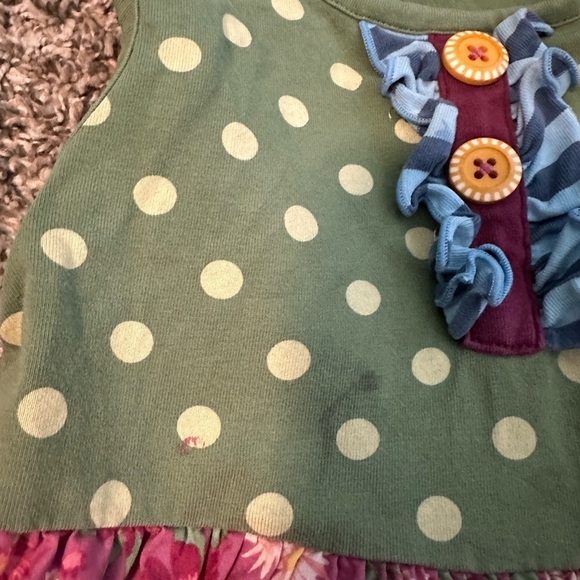 Matilda Jane Dresses and Romper Bundle‎ Size 4 Preppy Cotton Floral Peasant - Picture 7 of 16